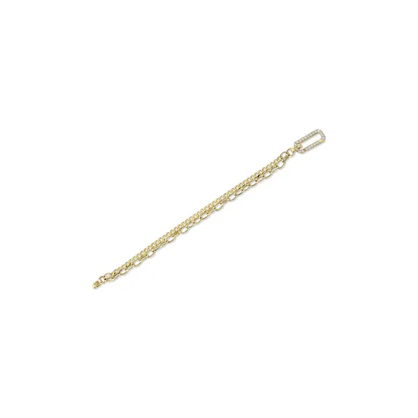 Diamond Double Link Bracelet Baxter's Fine Jewelry Warwick, RI