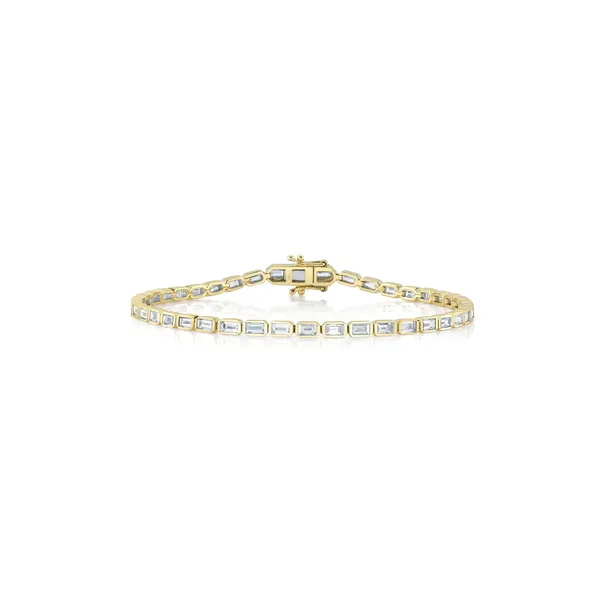Baguette Diamond Tennis Bracelet Baxter's Fine Jewelry Warwick, RI