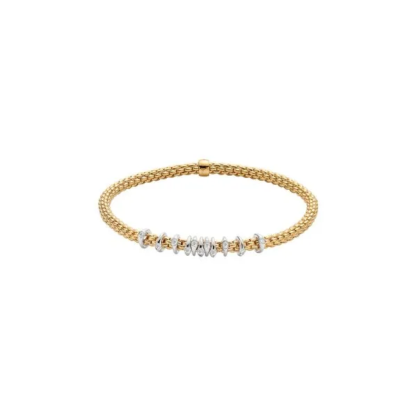 18k Two Tone Prima Bracelet Baxter's Fine Jewelry Warwick, RI