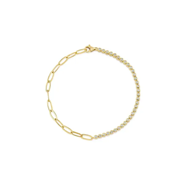 Diamond Bezel 50/50 Bracelet Baxter's Fine Jewelry Warwick, RI