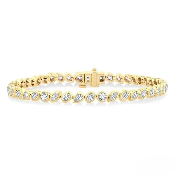 Mixed Shape Diamond Bracelet