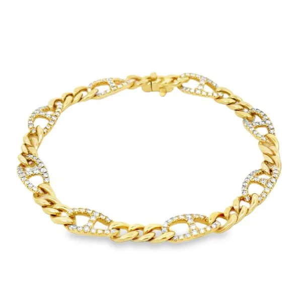 Mariner Diamond Link Bracelet