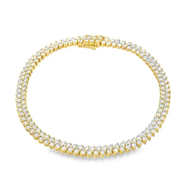 Diamond Double Row Tennis Bracelet Baxter's Fine Jewelry Warwick, RI