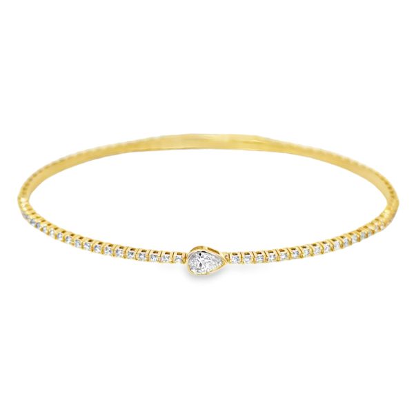 Flexi Pear Diamond Bangle Baxter's Fine Jewelry Warwick, RI