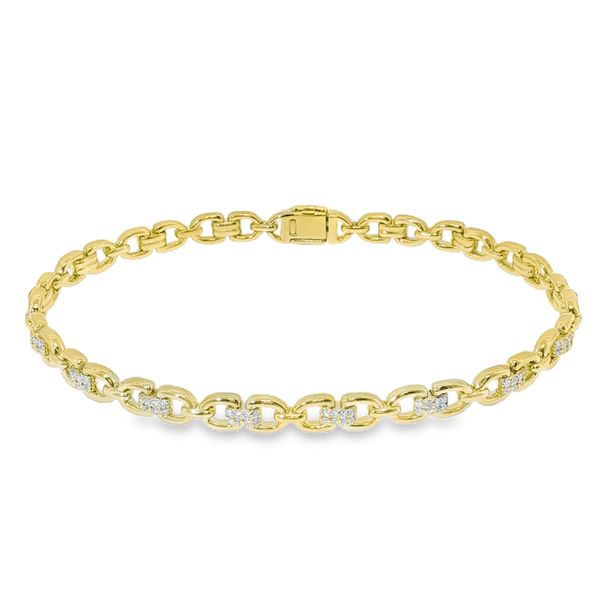 Open Link Bracelet Image 2 Baxter's Fine Jewelry Warwick, RI