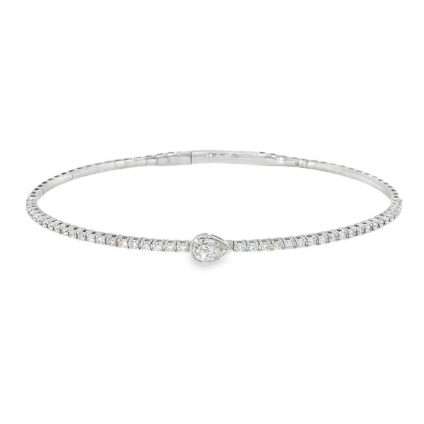 Flexi Pear Diamond Bangle Baxter's Fine Jewelry Warwick, RI