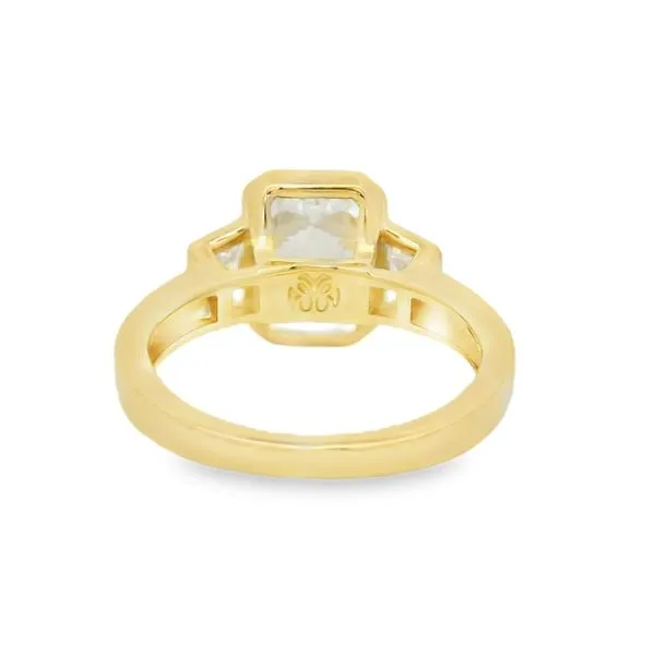 Three Stone Radiant Diamond Ring Image 3 Baxter's Fine Jewelry Warwick, RI