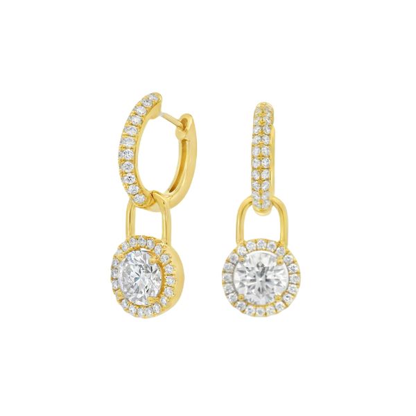 Lab Grown Diamond Drop Earrings Baxter's Fine Jewelry Warwick, RI