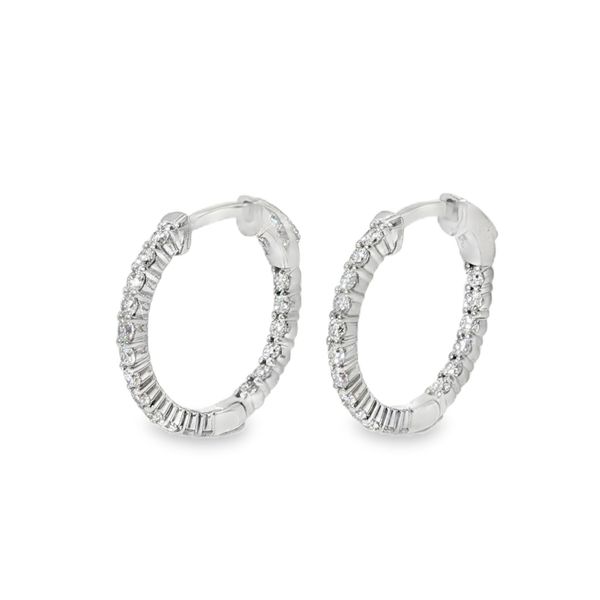 Lab Grown Small Hoop Earrings Baxter's Fine Jewelry Warwick, RI