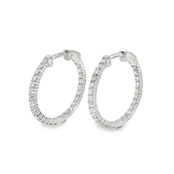 Lab Grown Small Hoop Earrings Baxter's Fine Jewelry Warwick, RI