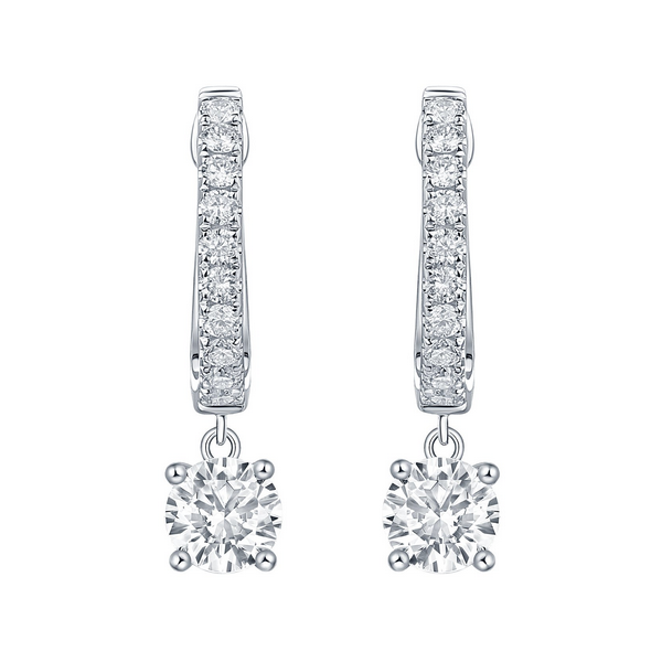 Lab Grown Diamond Drop Earrings Baxter's Fine Jewelry Warwick, RI