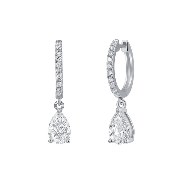 Lab Grown Diamond Drop Earrings Baxter's Fine Jewelry Warwick, RI