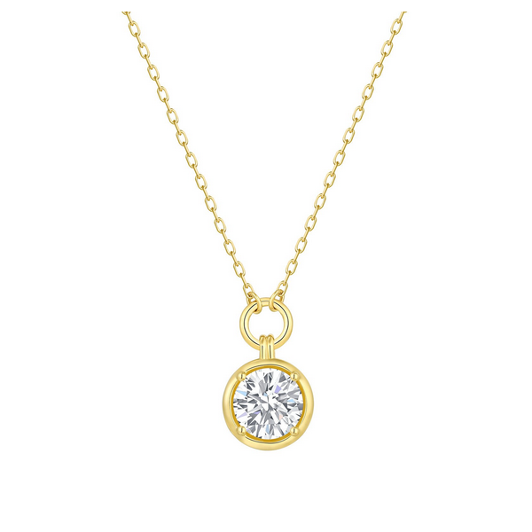 Lab Grown IGI Certified Diamond Solitaire Pendant Baxter's Fine Jewelry Warwick, RI