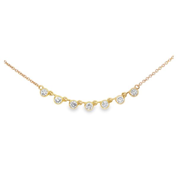 Lab Grown Diamond Bezel Necklace Baxter's Fine Jewelry Warwick, RI