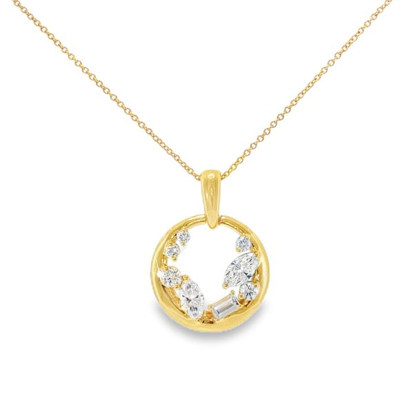 Lab Grown Diamond Circle Pendant Baxter's Fine Jewelry Warwick, RI
