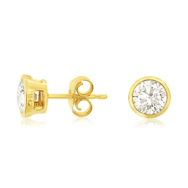 Lab Grown Round Studs Baxter's Fine Jewelry Warwick, RI