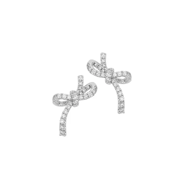 Lab Grown Diamond Bow Studs