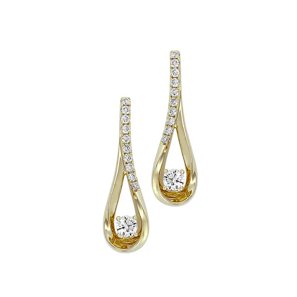 Lab Grown Diamond Drop Earrings