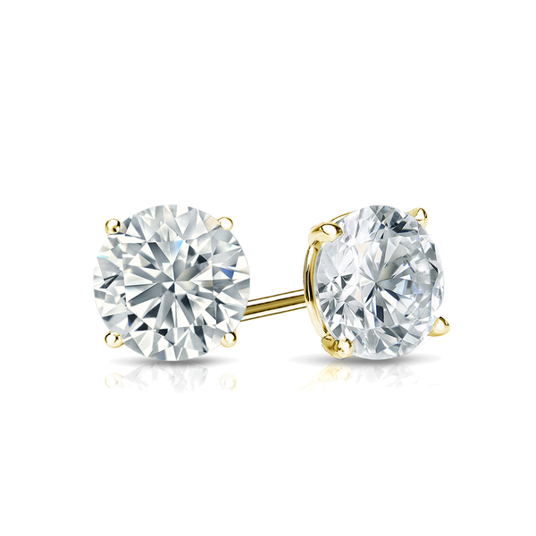 Lab Grown Diamond Solitaire Earrings Baxter's Fine Jewelry Warwick, RI