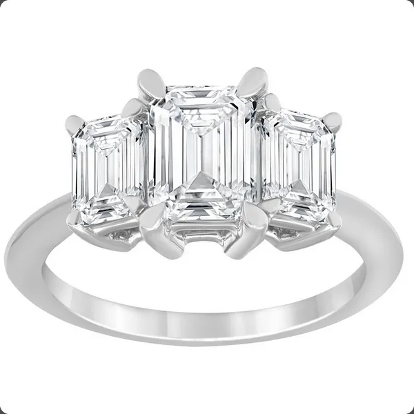 Lab Grown Diamond Three Stone Ring Baxter's Fine Jewelry Warwick, RI