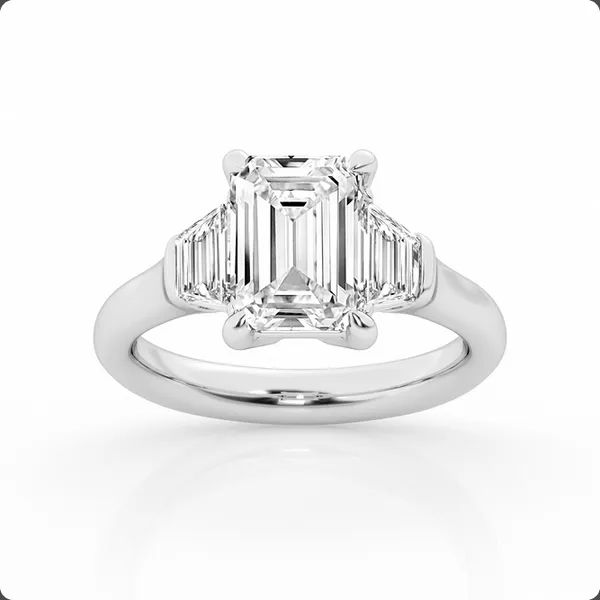 Lab Grown Diamond Three Stone Ring Baxter's Fine Jewelry Warwick, RI