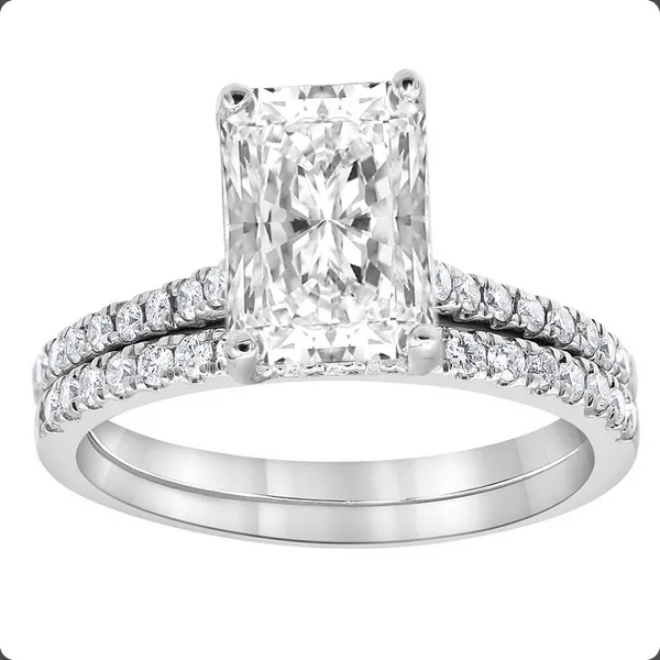 Lab Grown Diamond Bridal Set similar item image