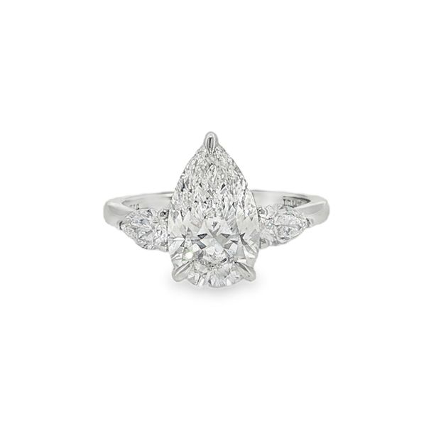 Lab Grown Three Stone Engagement Ring Baxter's Fine Jewelry Warwick, RI