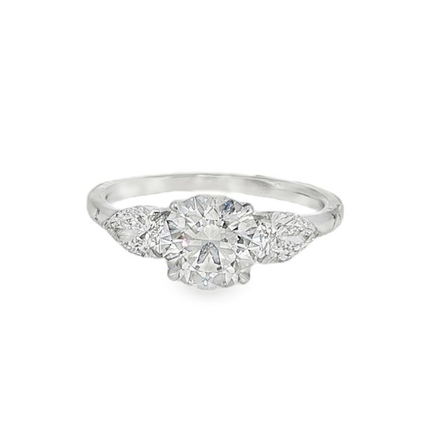 Lab Grown Three Stone Engagement Ring Baxter's Fine Jewelry Warwick, RI