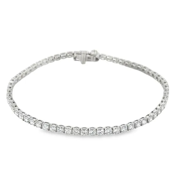 Lab Grown Tennis Bracelet Image 2 Baxter's Fine Jewelry Warwick, RI