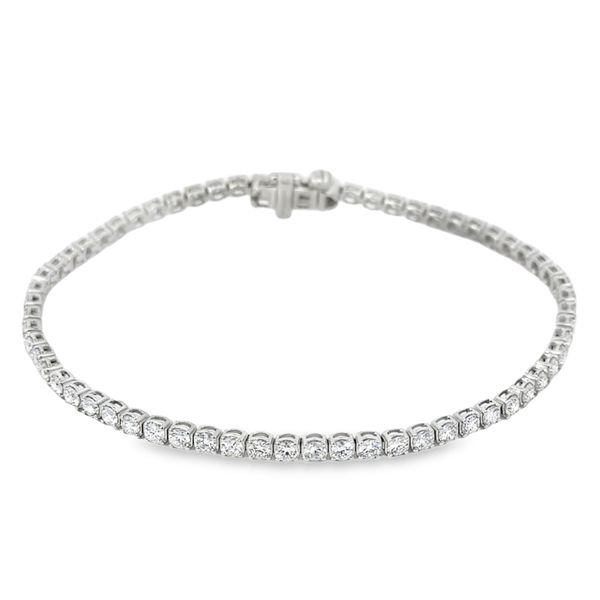 Lab Grown Tennis Bracelet Image 2 Baxter's Fine Jewelry Warwick, RI