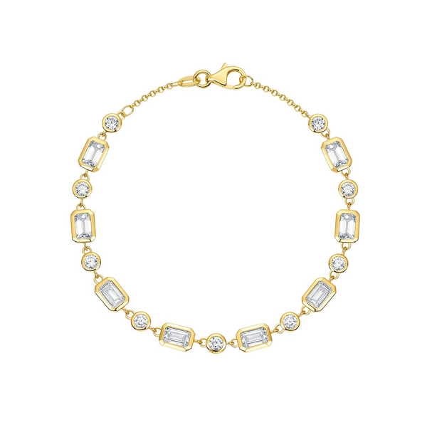 Lab Grown Diamond Bezel Tennis Bracelet Baxter's Fine Jewelry Warwick, RI