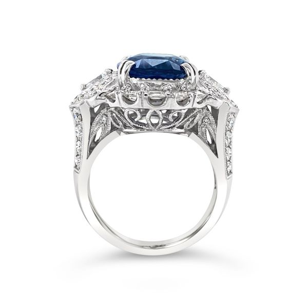 Ornate Sapphire Ring Image 2 Baxter's Fine Jewelry Warwick, RI