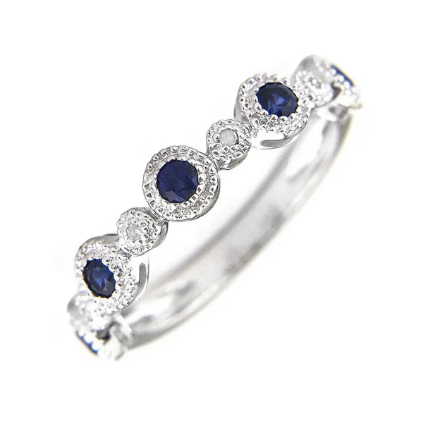 14KW Diamond and Sapphire Ring Baxter's Fine Jewelry Warwick, RI