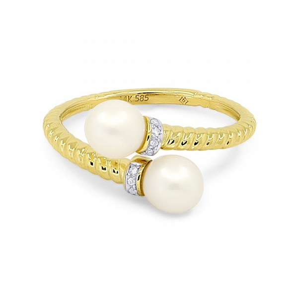 Diamond and Pearl Fashion Ring Baxter's Fine Jewelry Warwick, RI