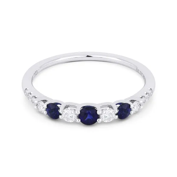 Diamond and Sapphire Band Baxter's Fine Jewelry Warwick, RI