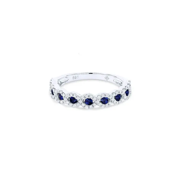 Blue Sapphire and Diamond Band similar item image