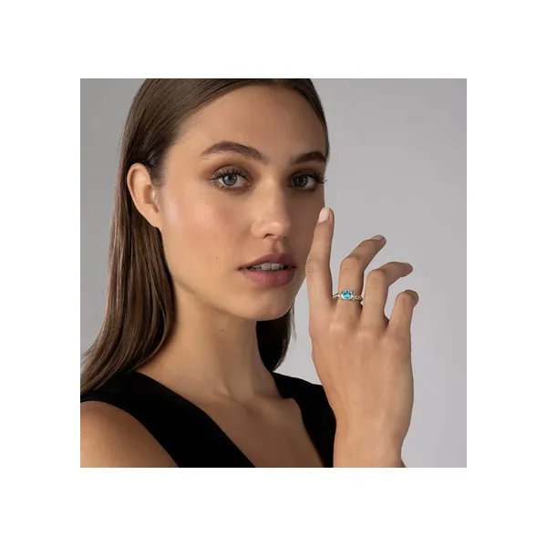 Swiss Blue Topaz Ring Image 3 Baxter's Fine Jewelry Warwick, RI