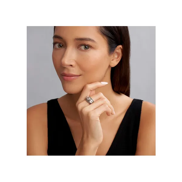 18K Gold White Topaz Stacking Rings Image 3 Baxter's Fine Jewelry Warwick, RI