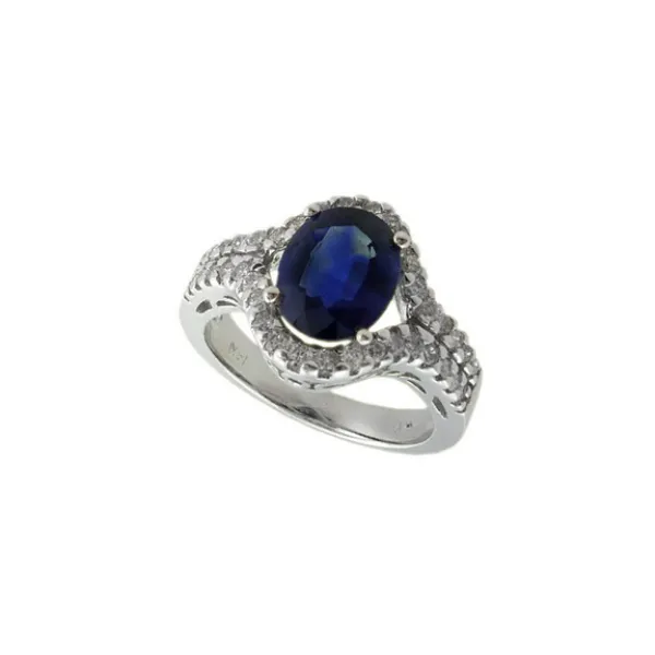 Blue Sapphire and Diamond Ring Baxter's Fine Jewelry Warwick, RI