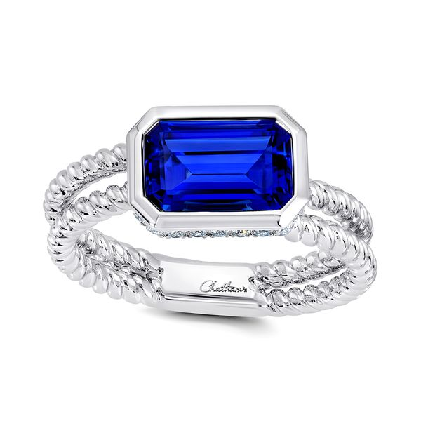 Lab Created Blue Sapphire Ring Baxter's Fine Jewelry Warwick, RI