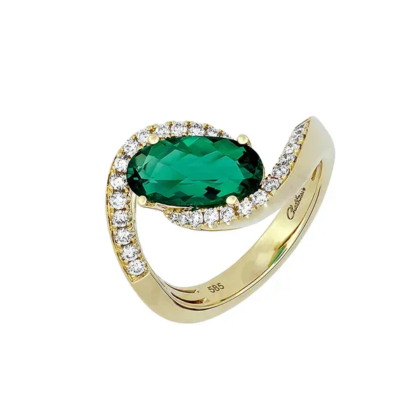Lab Created Emerald Ring Baxter's Fine Jewelry Warwick, RI
