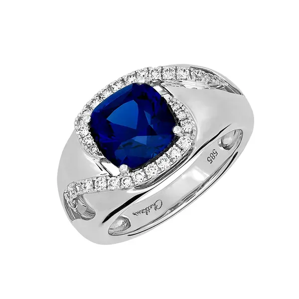 Lab Created Blue Sapphire Ring similar item image