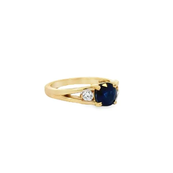 Sapphire and Diamond Ring