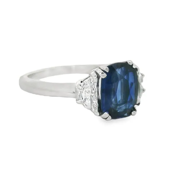 Cushion Sapphire Ring