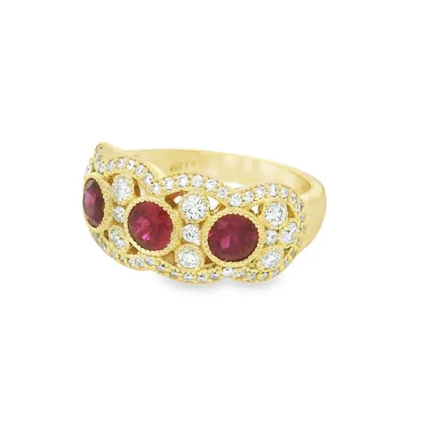 Ruby and Diamond Band thumb image 2