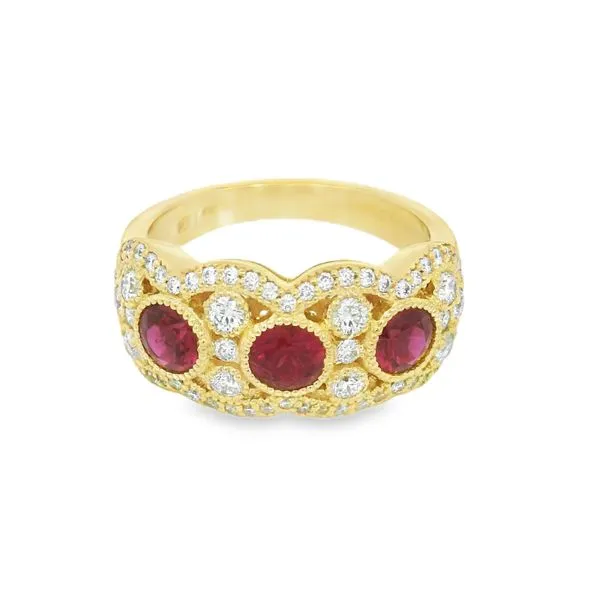 Ruby and Diamond Band thumb image 3