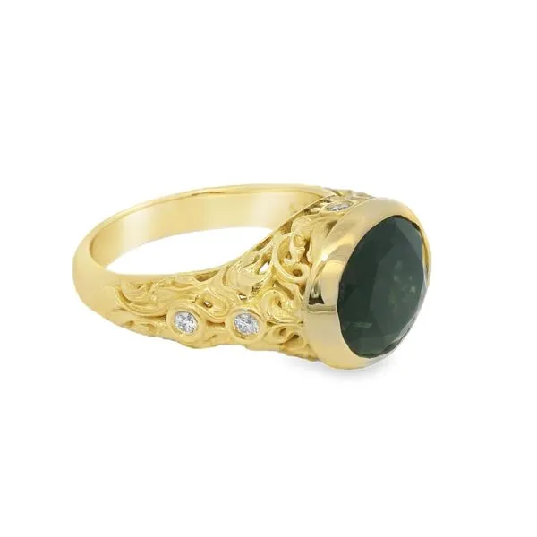 Green Sapphire Fashion Ring thumb image 4