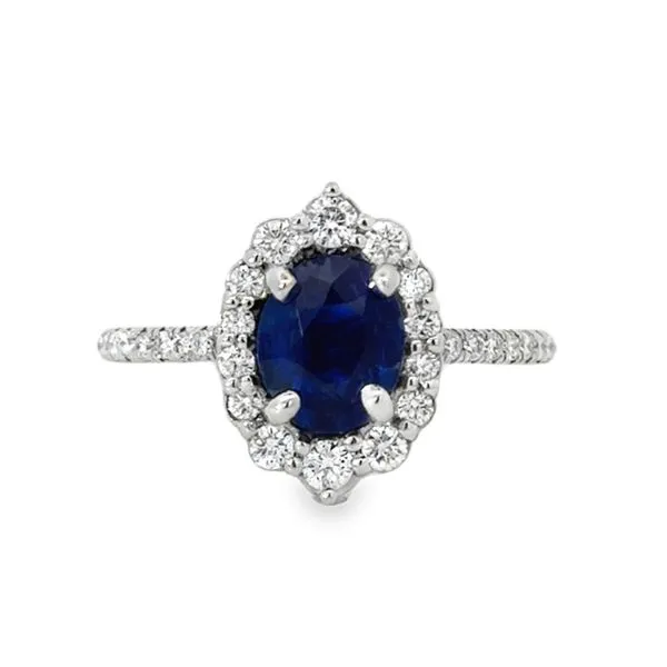 Blue Sapphire and Diamond Ring Baxter's Fine Jewelry Warwick, RI