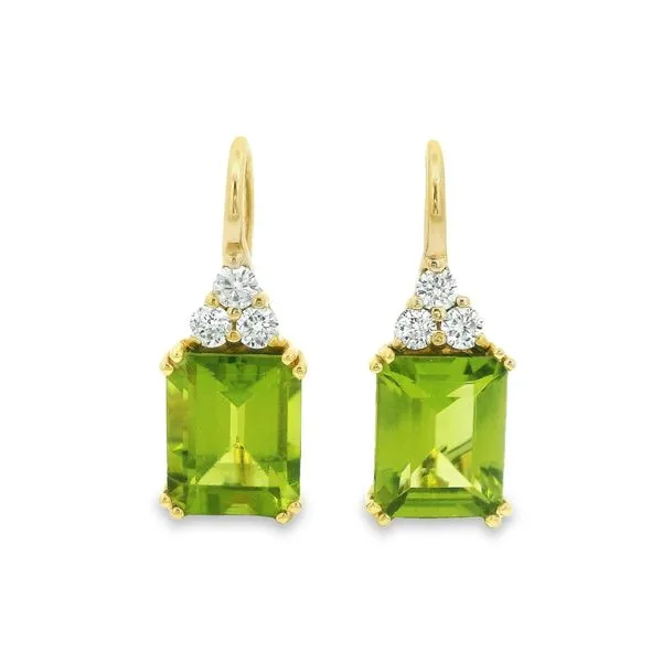 Peridot Dangle Earrings thumb image 2