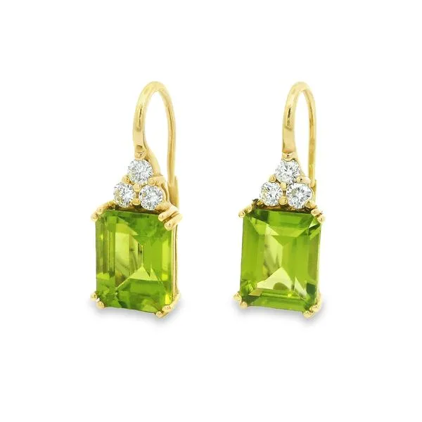 Peridot Dangle Earrings thumb image 1